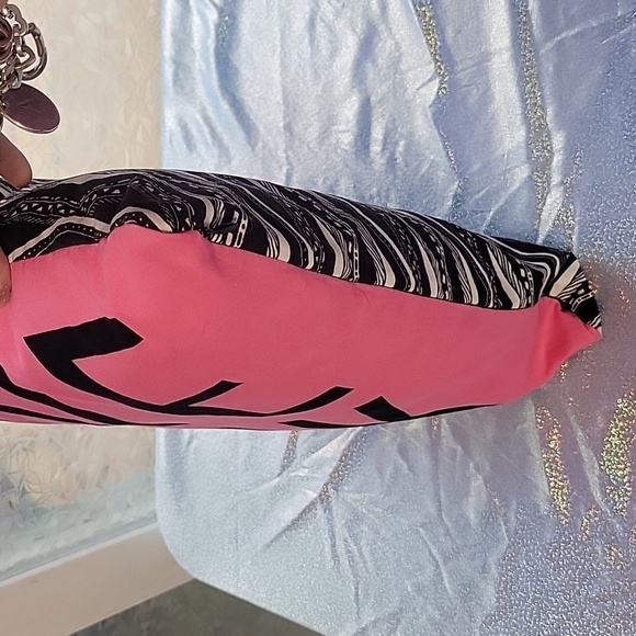 Pink VS Vintage Dorm Room Hott Pink Love Pink Throw Pillow - Picture 4 of 9